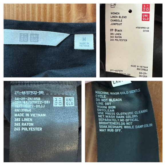 Uniqlo Linen Blend Camisole Jumpsuit - Picture 11 of 15